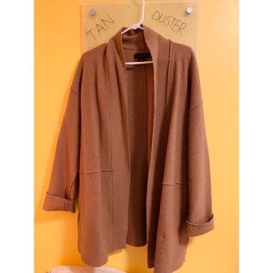 Tan Duster Cardigan
